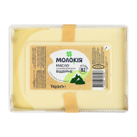 МОЛОКІЯ МАСЛО 82,0% 1 КГ : СОЛОДКОВЕРШКОВЕ