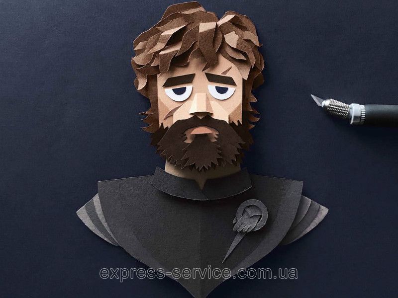 Герои сериала из бумаги
