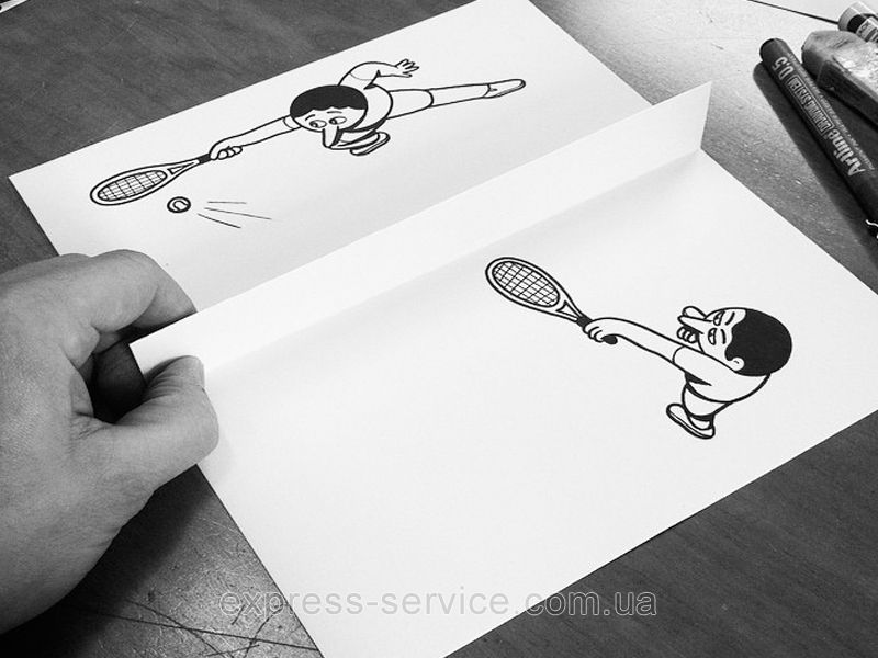 Иллюзии, нарисованные на бумаге
